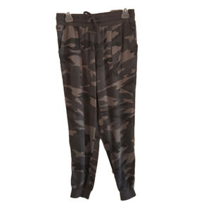 WOMENS Splendid Gray camo lightweight joggers size Small